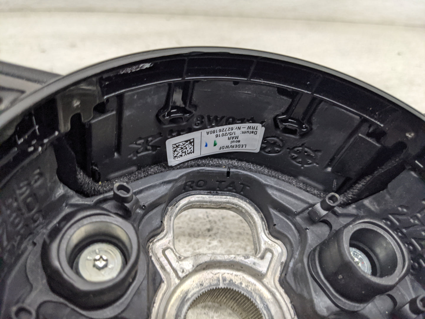2017 Audi A4 Steering Wheel Oem Black 1480426 - Oemusedautoparts1.com