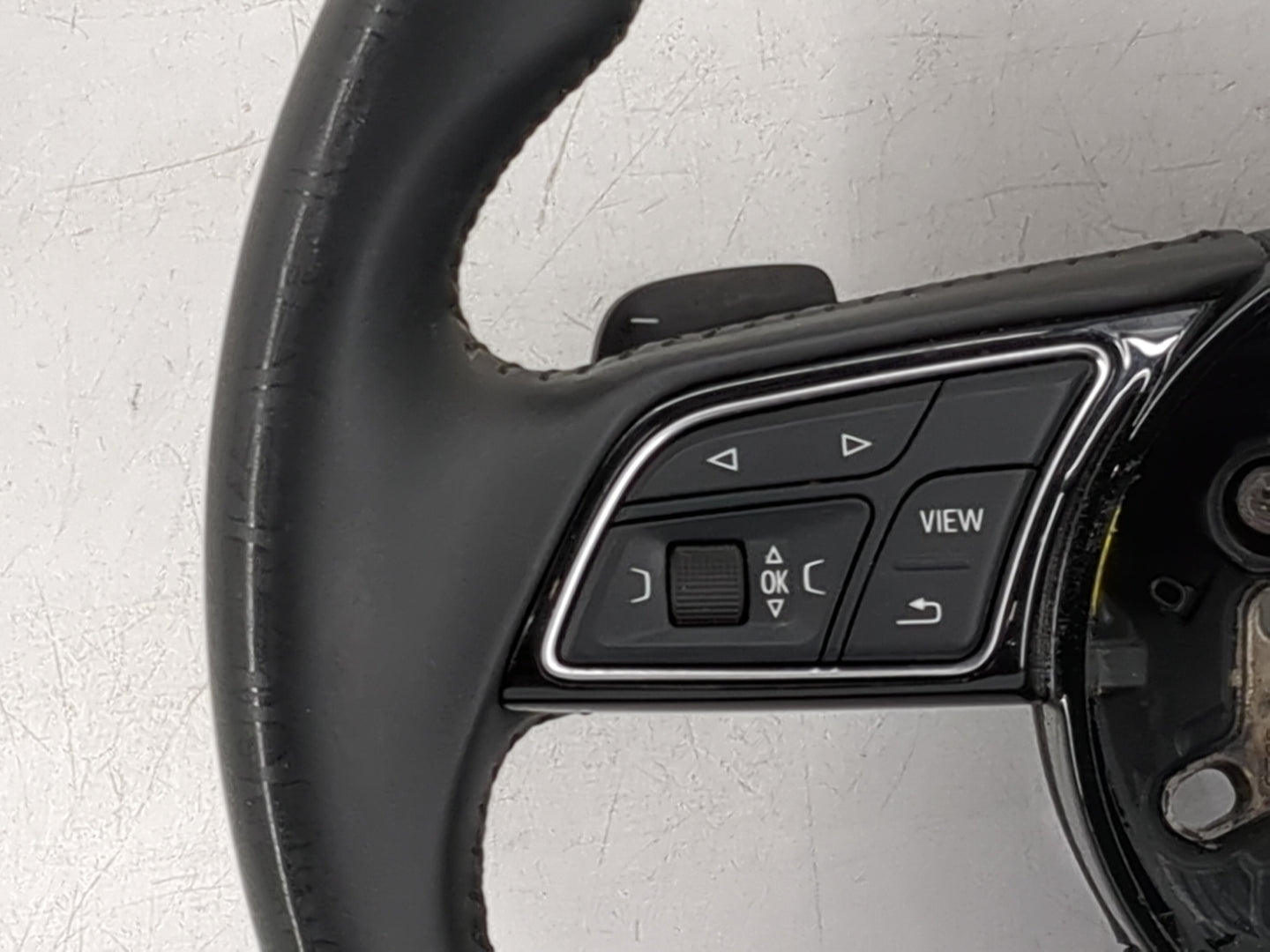 2017 Audi A4 Steering Wheel Oem Black - Oemusedautoparts1.com