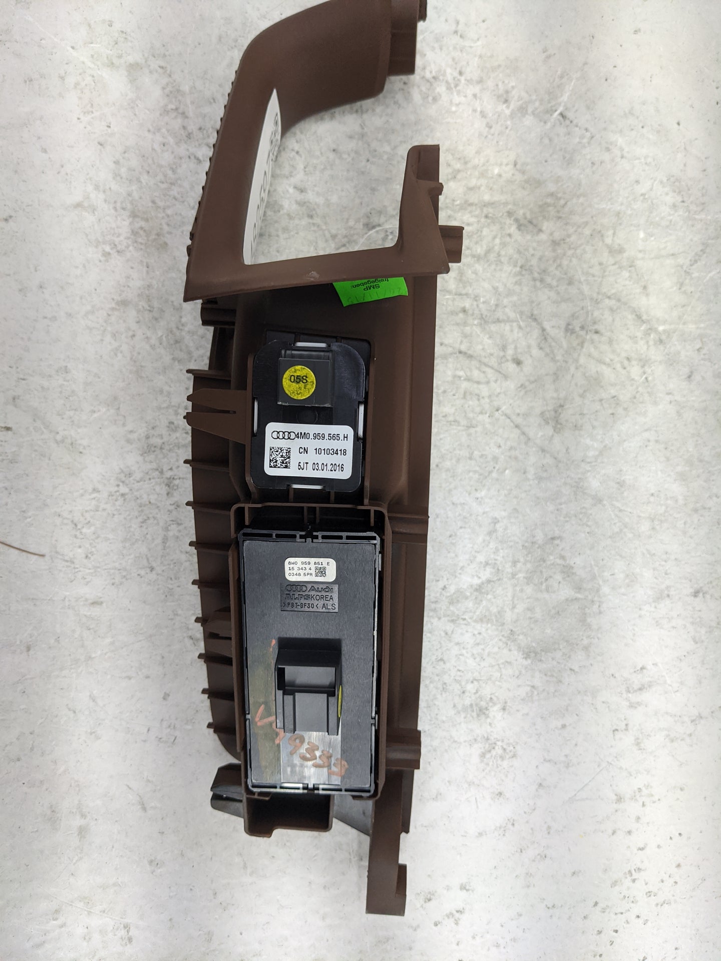 2017-2019 Audi A4 Master Power Window Switch Replacement Driver Side Left P/N:4M0.959.565.H 8W0.959.851.E Fits Fits 2017 201