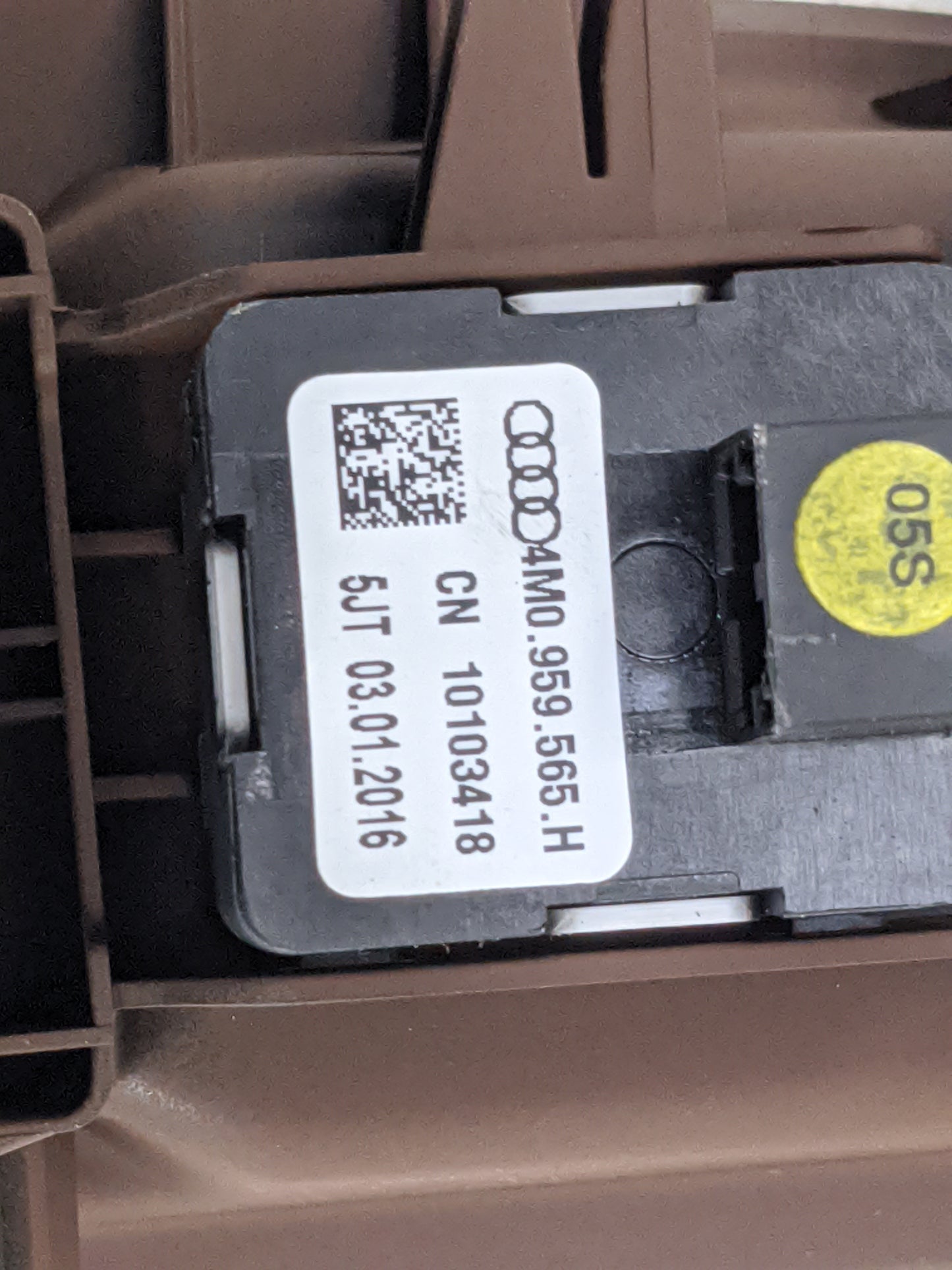 2017-2019 Audi A4 Master Power Window Switch Replacement Driver Side Left P/N:4M0.959.565.H 8W0.959.851.E Fits Fits 2017 201