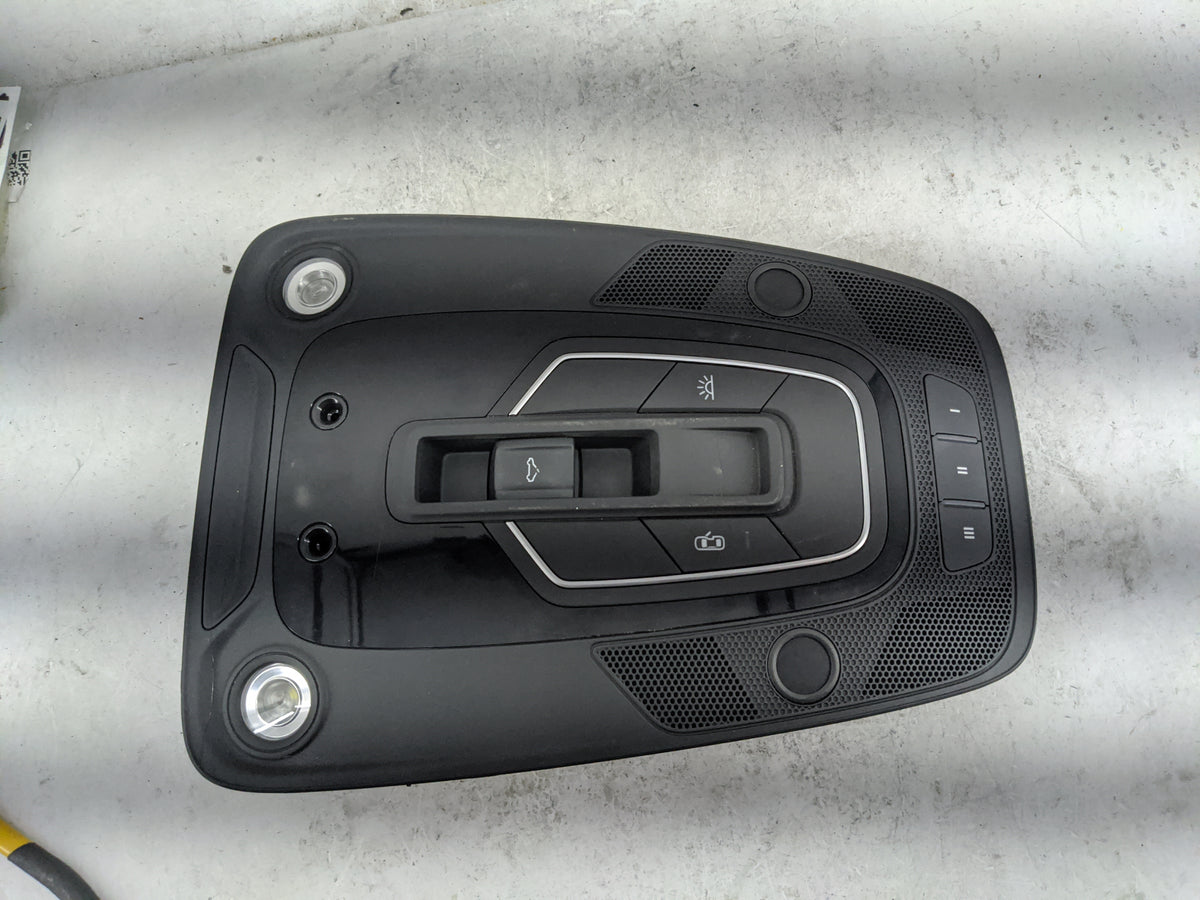 2017-2018 Audi A4 Overhead Roof Console Black - Oemusedautoparts1.com