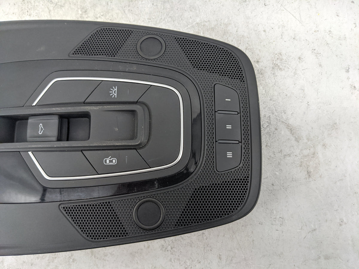2017-2018 Audi A4 Overhead Roof Console Black - Oemusedautoparts1.com