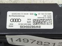 2017-2019 Audi A4 Climate Control Module Temperature AC/Heater Replacement P/N:8W0820043G 8W0.820.043.G Fits OEM Used Auto P