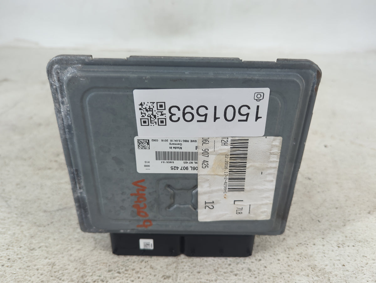 2017 Audi A4 PCM Engine Control Computer ECU ECM PCU OEM P/N:06L 907 425 Fits OEM Used Auto Parts - Oemusedautoparts1.com