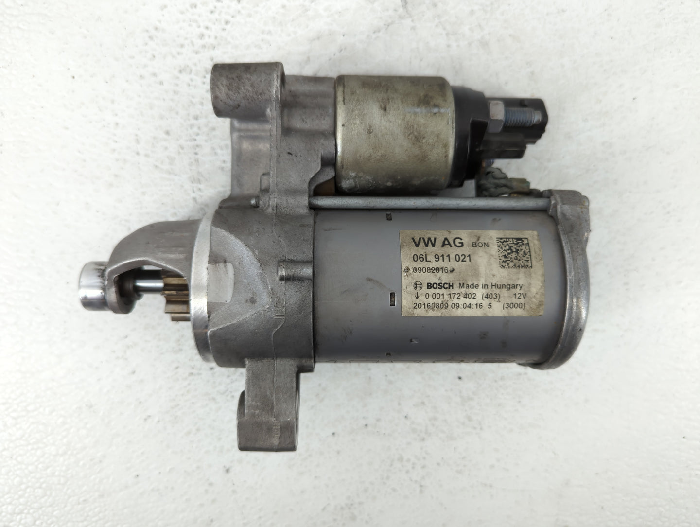 2017-2020 Audi A4 Car Starter Motor Solenoid OEM P/N:06L 911 021 Fits Fits 2017 2018 2019 2020 OEM Used Auto Parts - Oemused