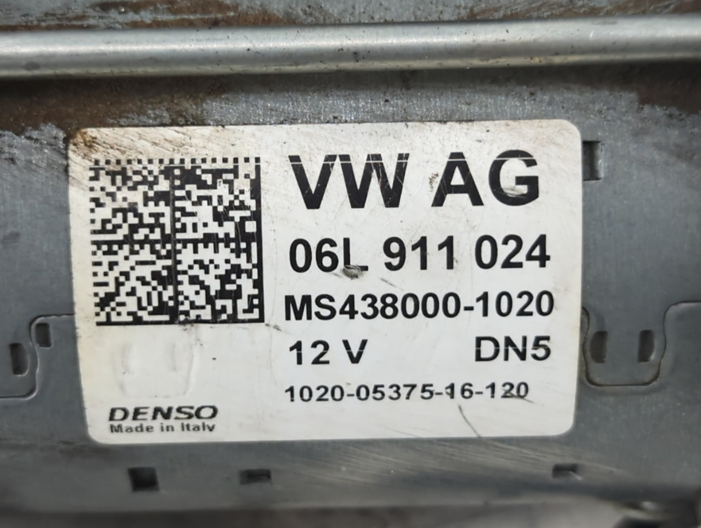2017-2020 Audi A4 Car Starter Motor Solenoid OEM P/N:MS438000-1020 06L 911 024 Fits Fits 2017 2018 2019 2020 OEM Used Auto P