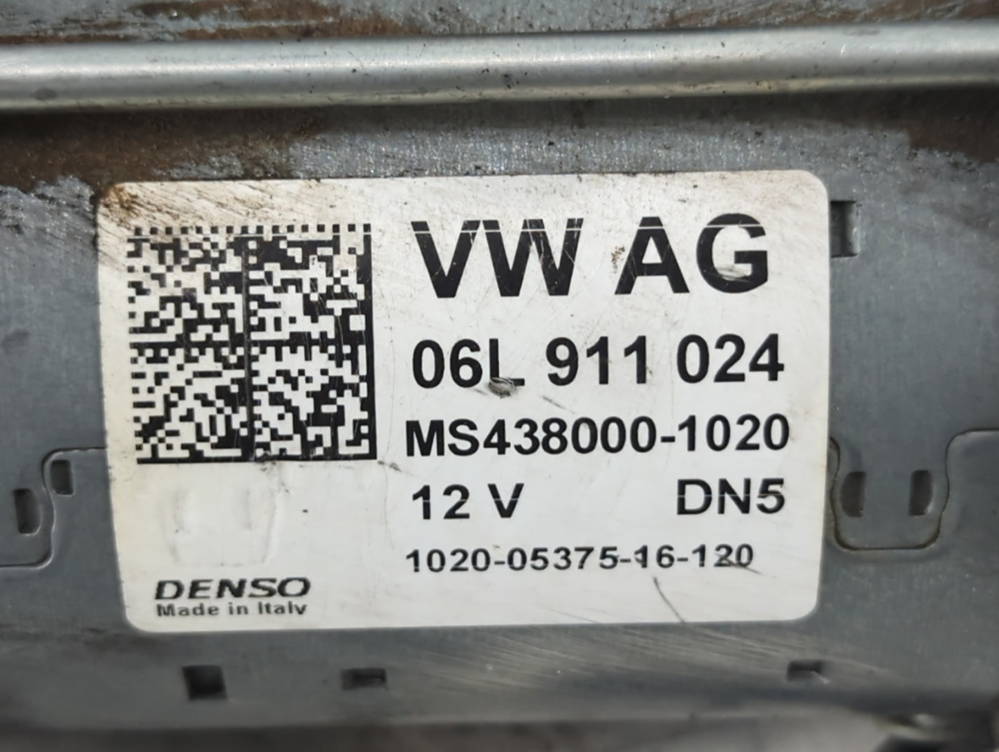 2017-2020 Audi A4 Car Starter Motor Solenoid OEM P/N:MS438000-1020 06L 911 024 Fits Fits 2017 2018 2019 2020 OEM Used Auto P