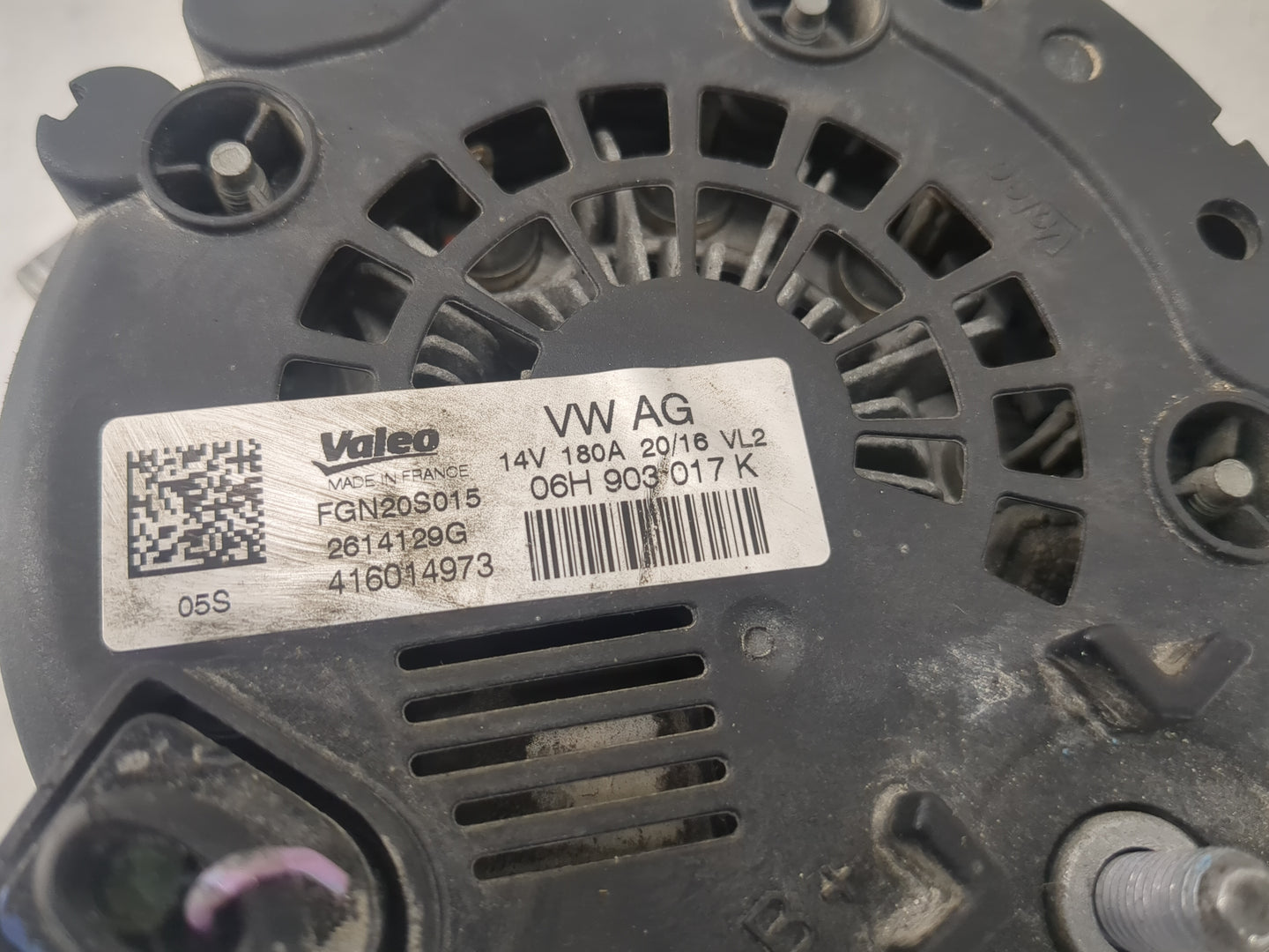 2013-2017 Audi A5 Alternator Replacement Generator Charging Assembly Engine OEM P/N:2614129G 06H 903 017 K Fits OEM Used Aut