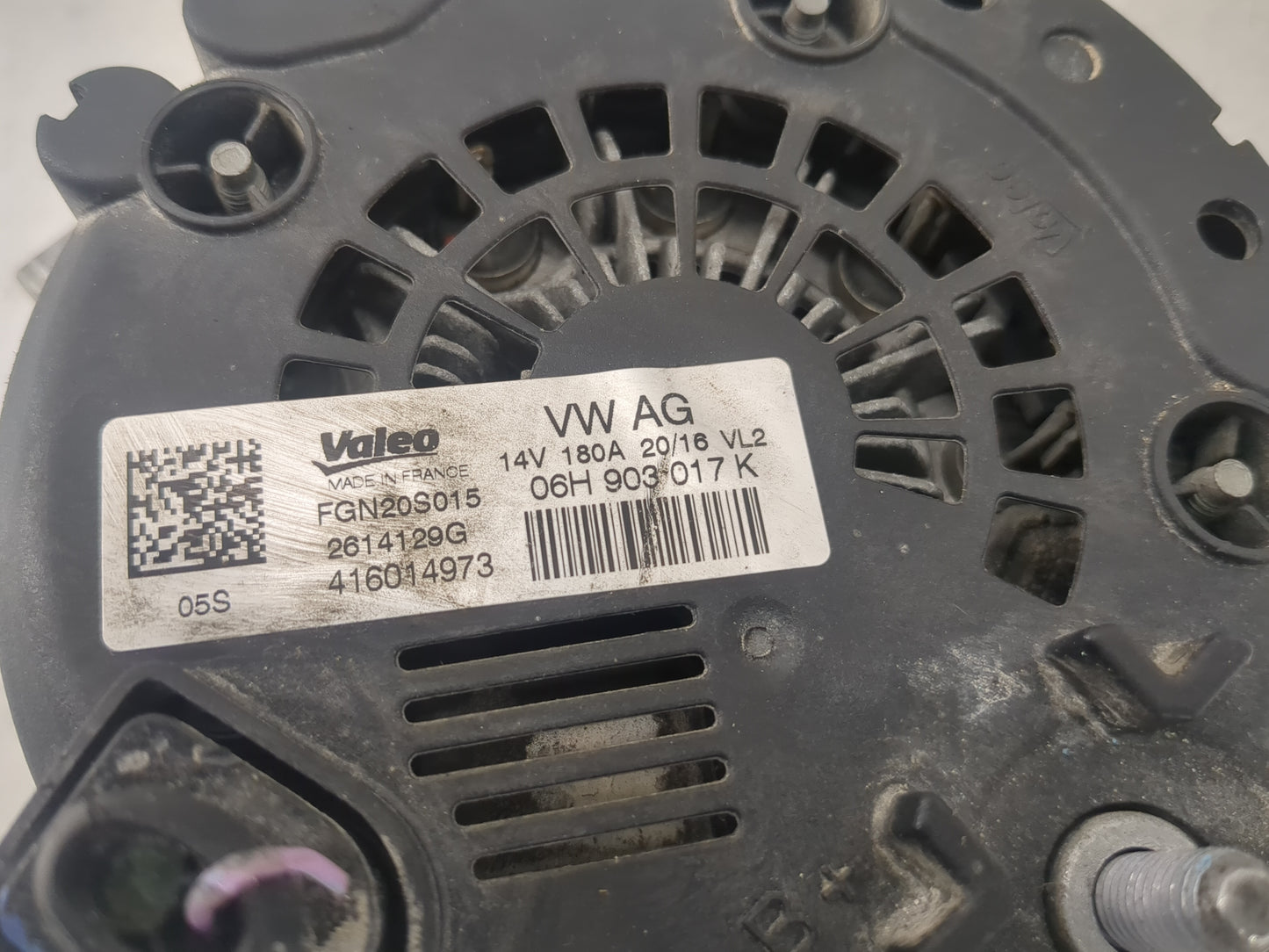 2013-2017 Audi A5 Alternator Replacement Generator Charging Assembly Engine OEM P/N:2614129G 06H 903 017 K Fits OEM Used Aut
