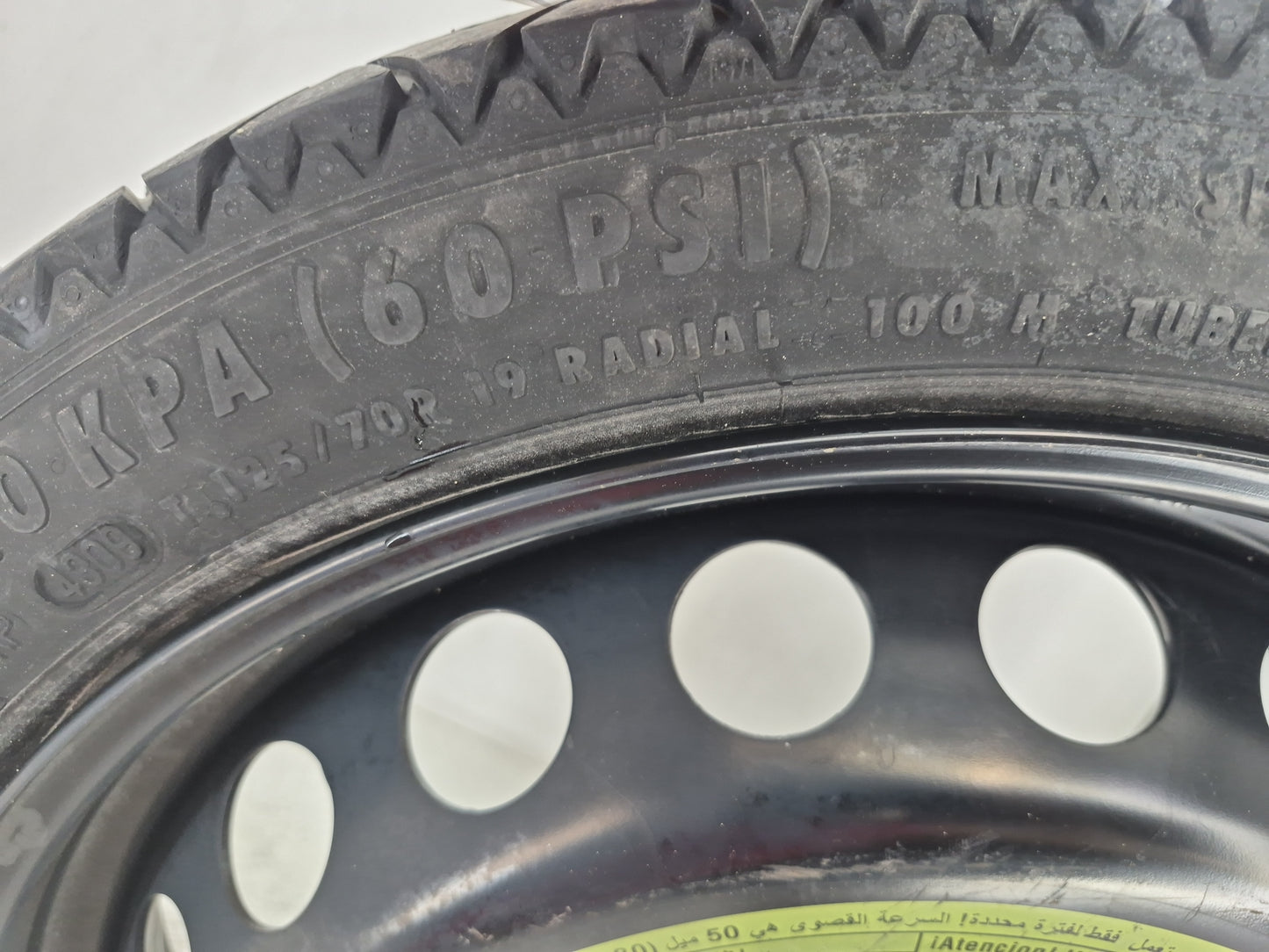 2008-2019 Audi A5 Spare Donut Tire Wheel Rim Oem - Oemusedautoparts1.com
