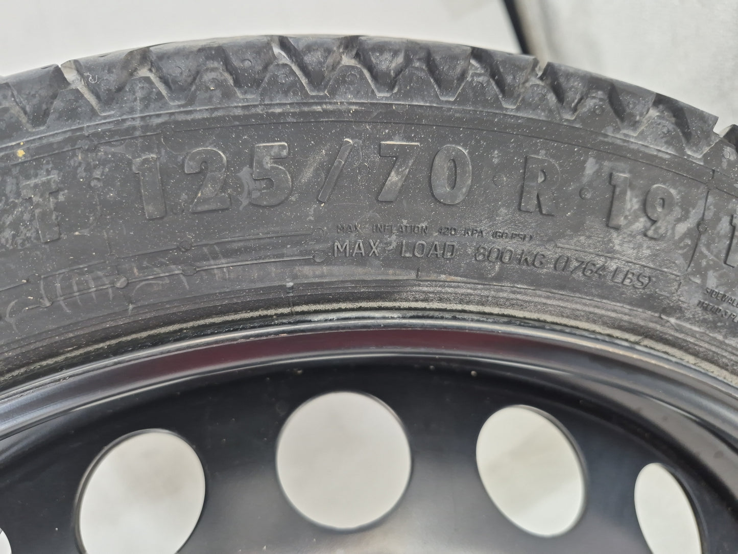 2008-2019 Audi A5 Spare Donut Tire Wheel Rim Oem - Oemusedautoparts1.com