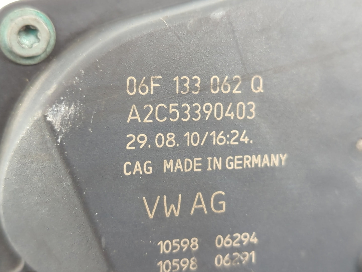 2010-2017 Audi A5 Throttle Body P/N:06F 133 062 Q Fits OEM Used Auto Parts - Oemusedautoparts1.com