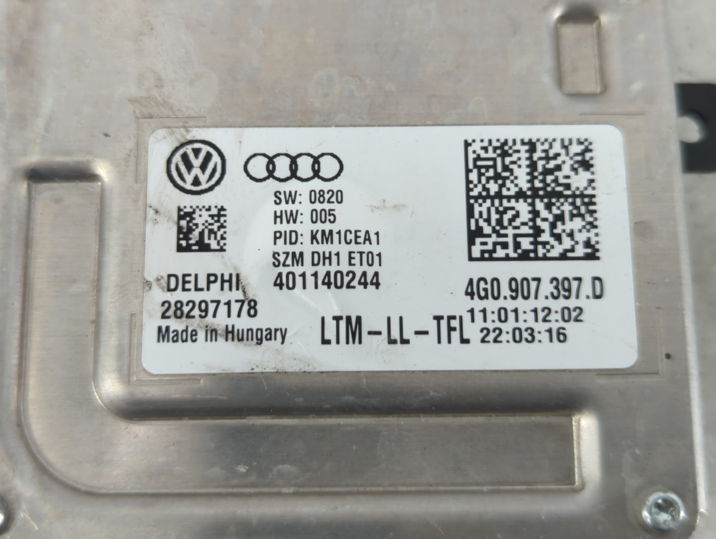 2017 Audi A5 Headlight Ballast Head Light - Oemusedautoparts1.com
