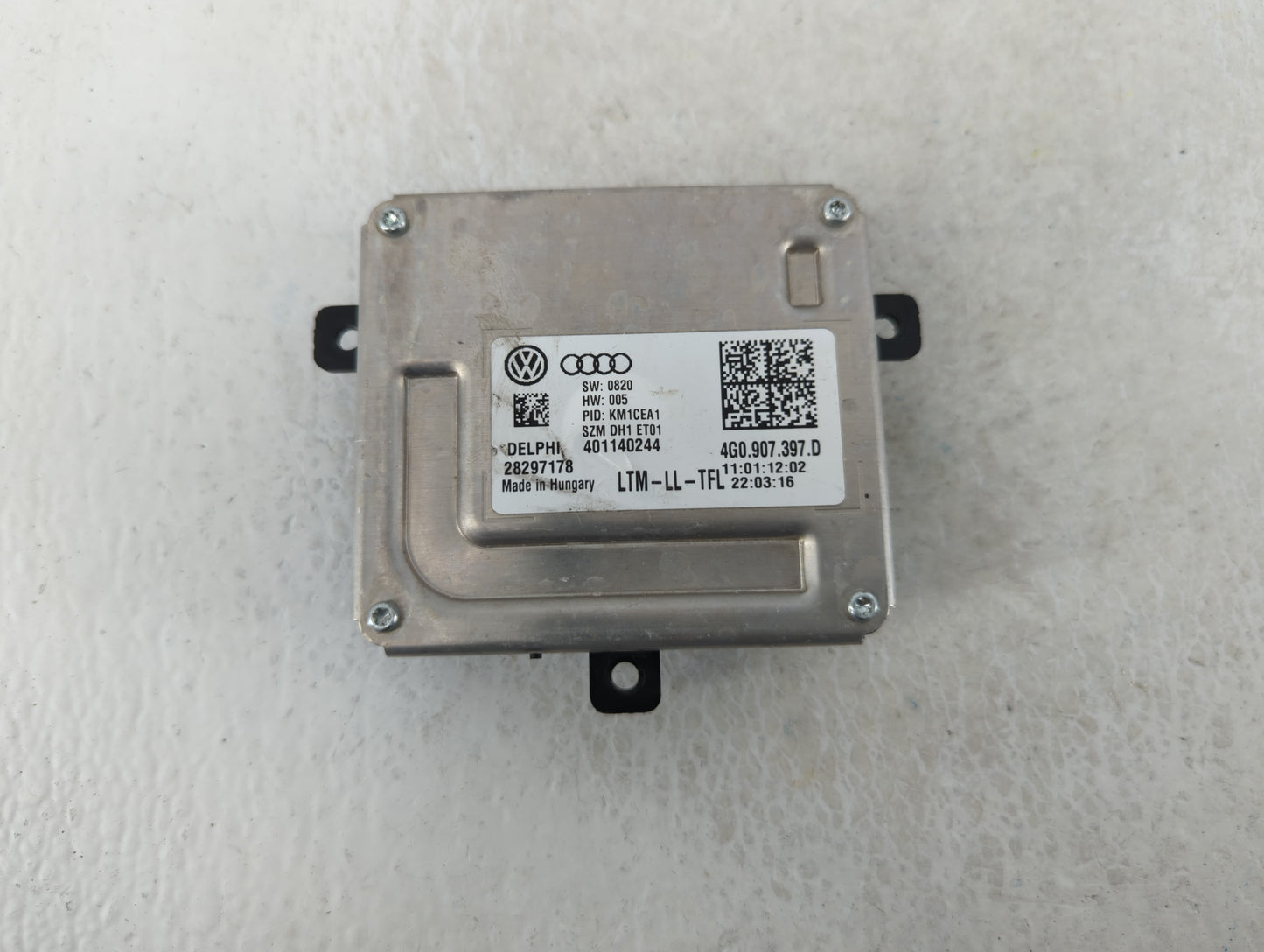 2017 Audi A5 Headlight Ballast Head Light - Oemusedautoparts1.com
