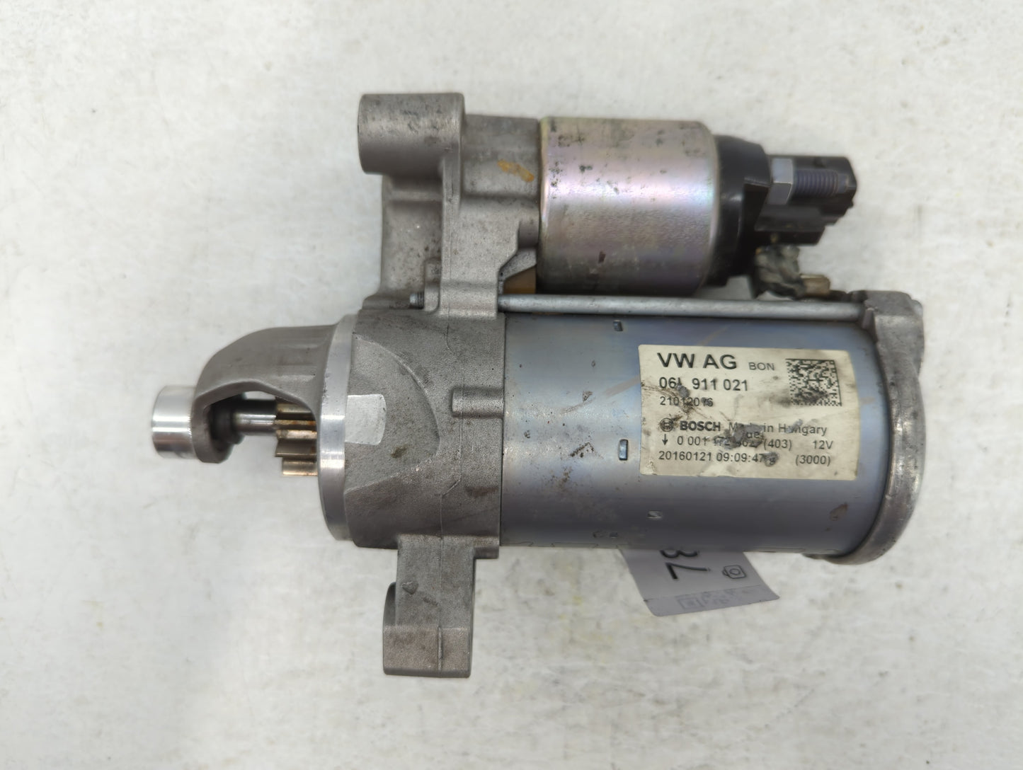 2018 Audi A5 Car Starter Motor Solenoid OEM P/N:0 001 172 402 06L 911 021 Fits Fits 2017 2019 2020 OEM Used Auto Parts - Oem