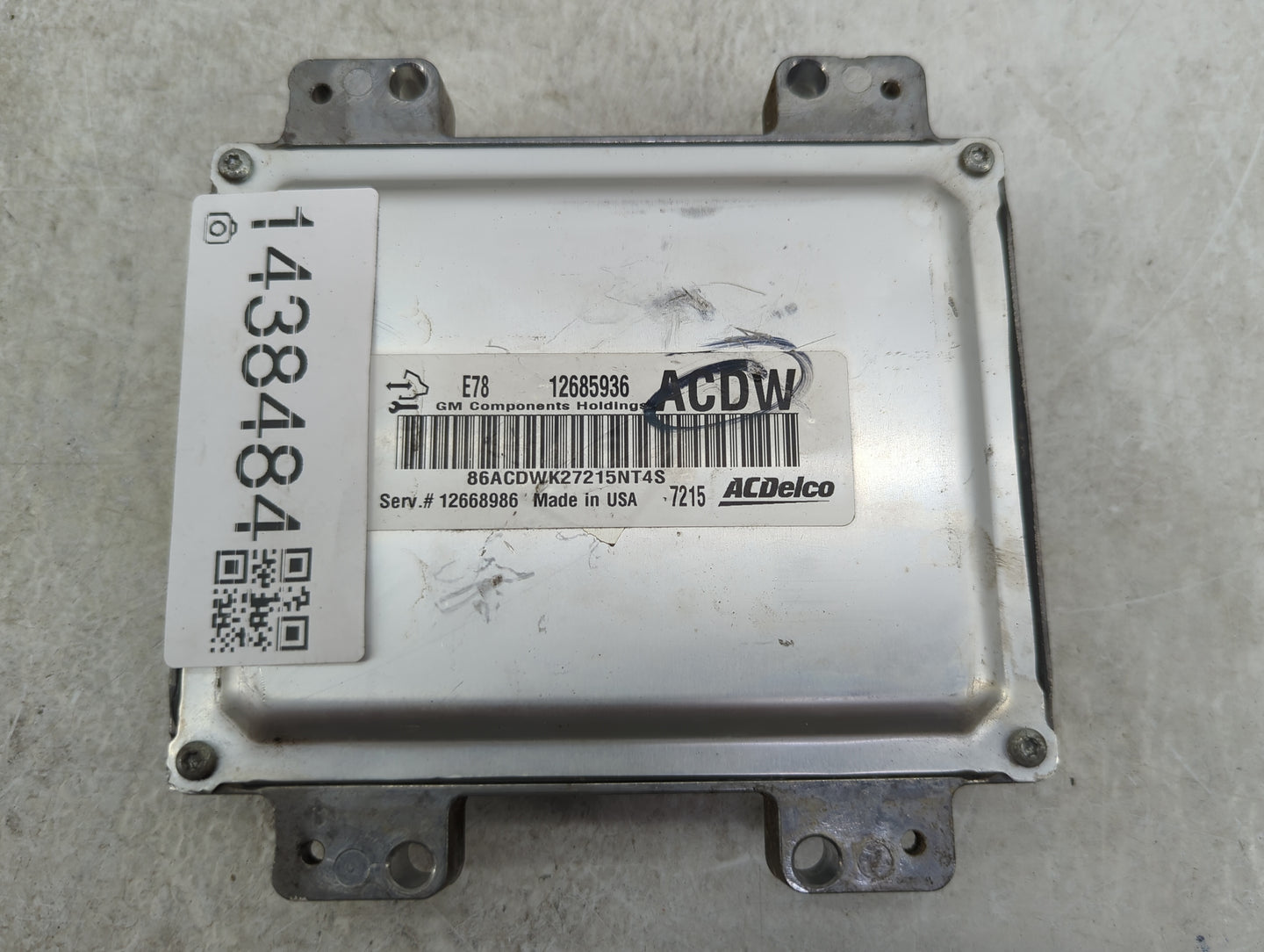 2016 Audi A6 PCM Engine Control Computer ECU ECM PCU OEM P/N:4G2 907 551 C 4G2 907 551 A Fits OEM Used Auto Parts - Oemuseda