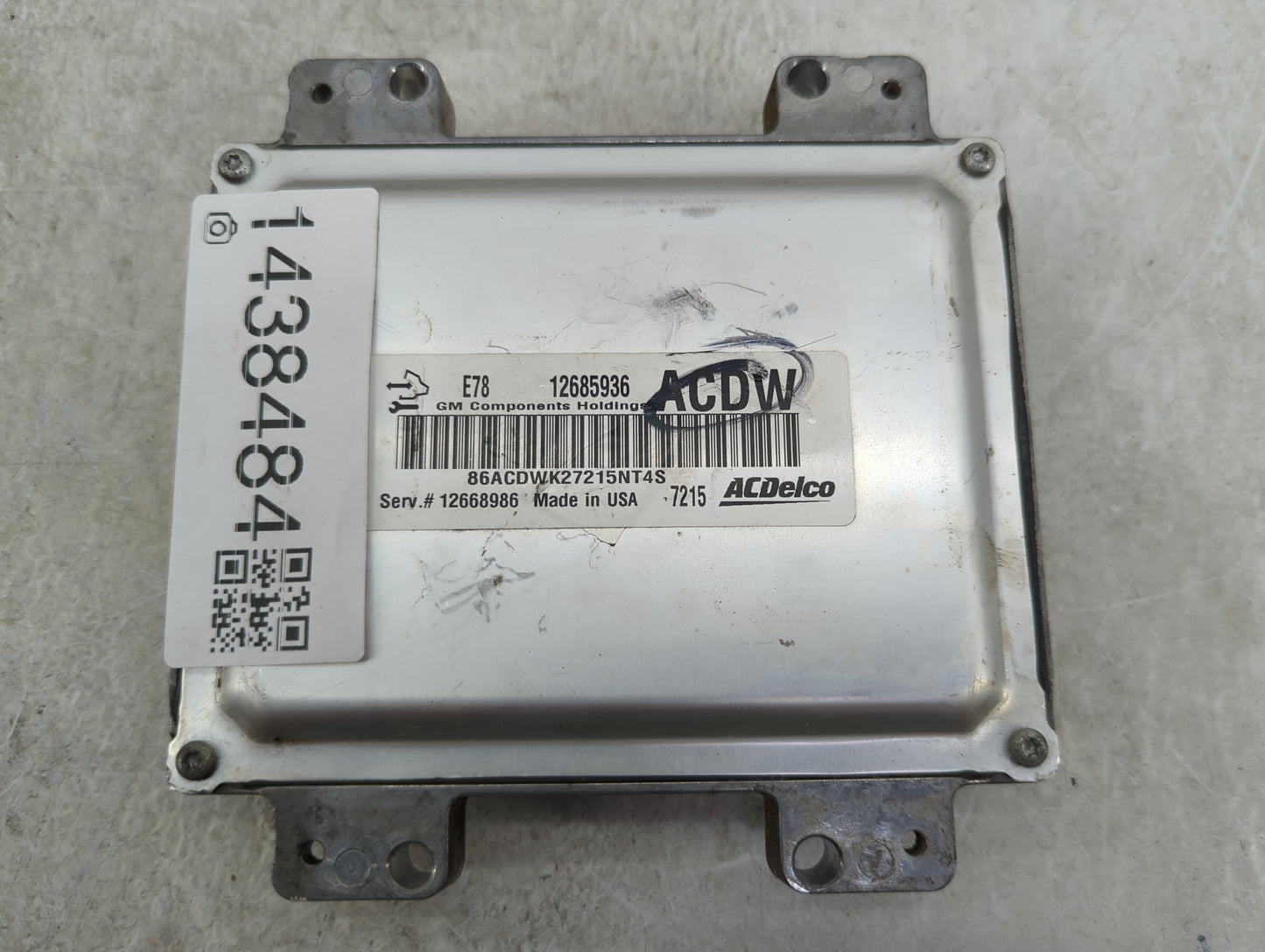 2016 Audi A6 PCM Engine Control Computer ECU ECM PCU OEM P/N:4G2 907 551 C 4G2 907 551 A Fits OEM Used Auto Parts - Oemuseda