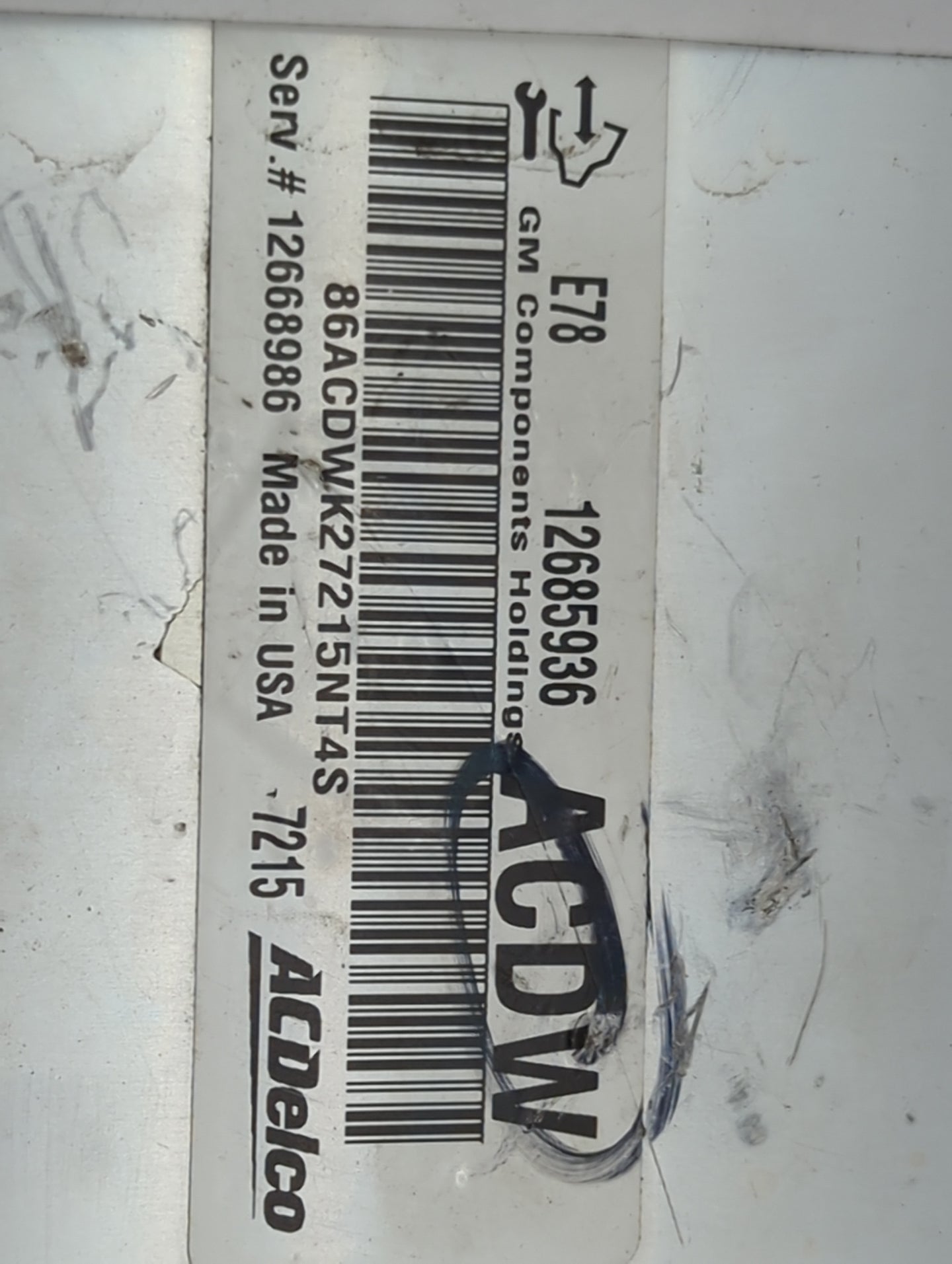 2016 Audi A6 PCM Engine Control Computer ECU ECM PCU OEM P/N:4G2 907 551 C 4G2 907 551 A Fits OEM Used Auto Parts - Oemuseda