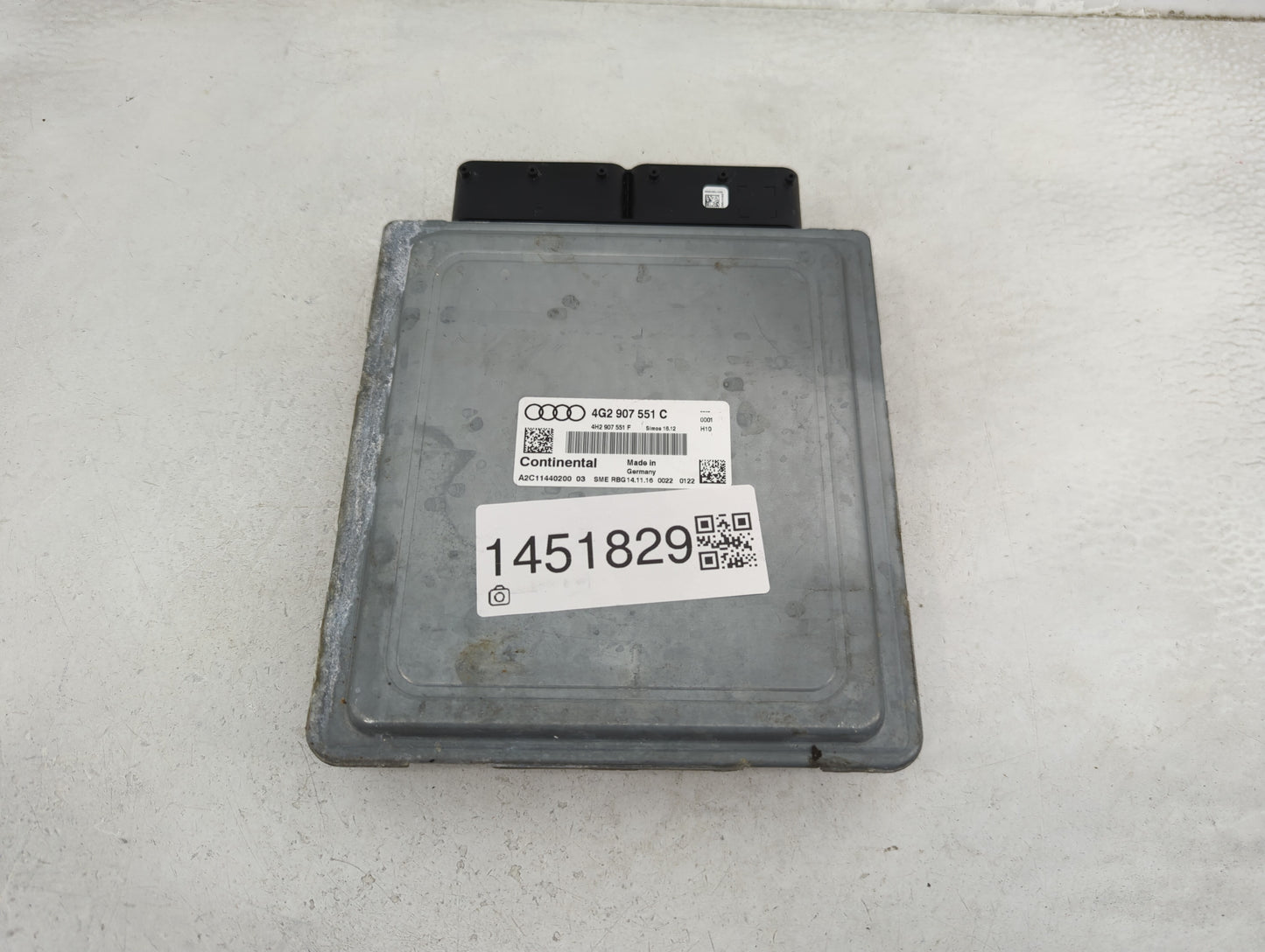 2017-2018 Audi A6 PCM Engine Control Computer ECU ECM PCU OEM P/N:4G2 907 551 C Fits Fits 2017 2018 OEM Used Auto Parts - Oe
