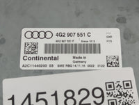 2017-2018 Audi A6 PCM Engine Control Computer ECU ECM PCU OEM P/N:4G2 907 551 C Fits Fits 2017 2018 OEM Used Auto Parts - Oe