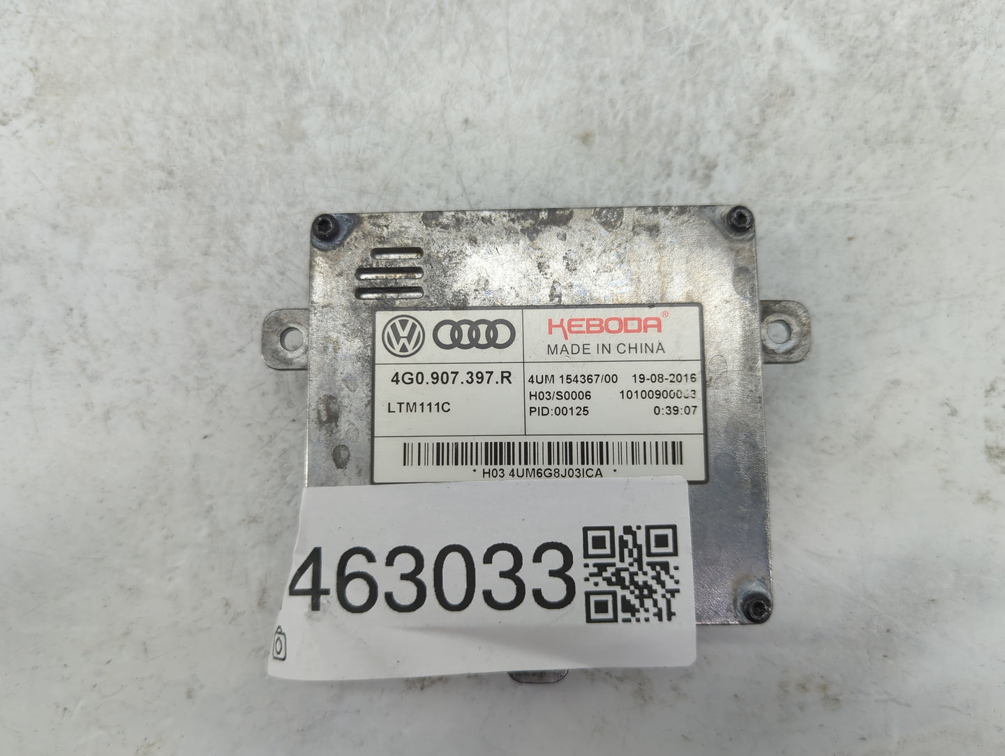2017 Audi A6 Headlight Ballast Head Light - Oemusedautoparts1.com