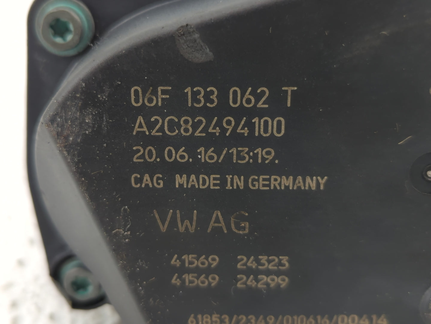 2012-2018 Audi A6 Throttle Body P/N:06F 133 062 T 06F 133 062 Q Fits OEM Used Auto Parts - Oemusedautoparts1.com