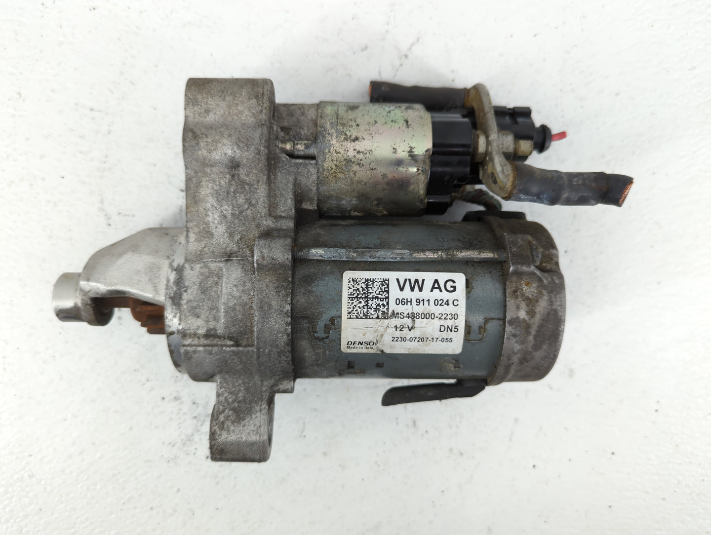 2016-2020 Audi A6 Car Starter Motor Solenoid OEM P/N:06H 911 024 C Fits Fits 2016 2017 2018 2019 2020 OEM Used Auto Parts - 