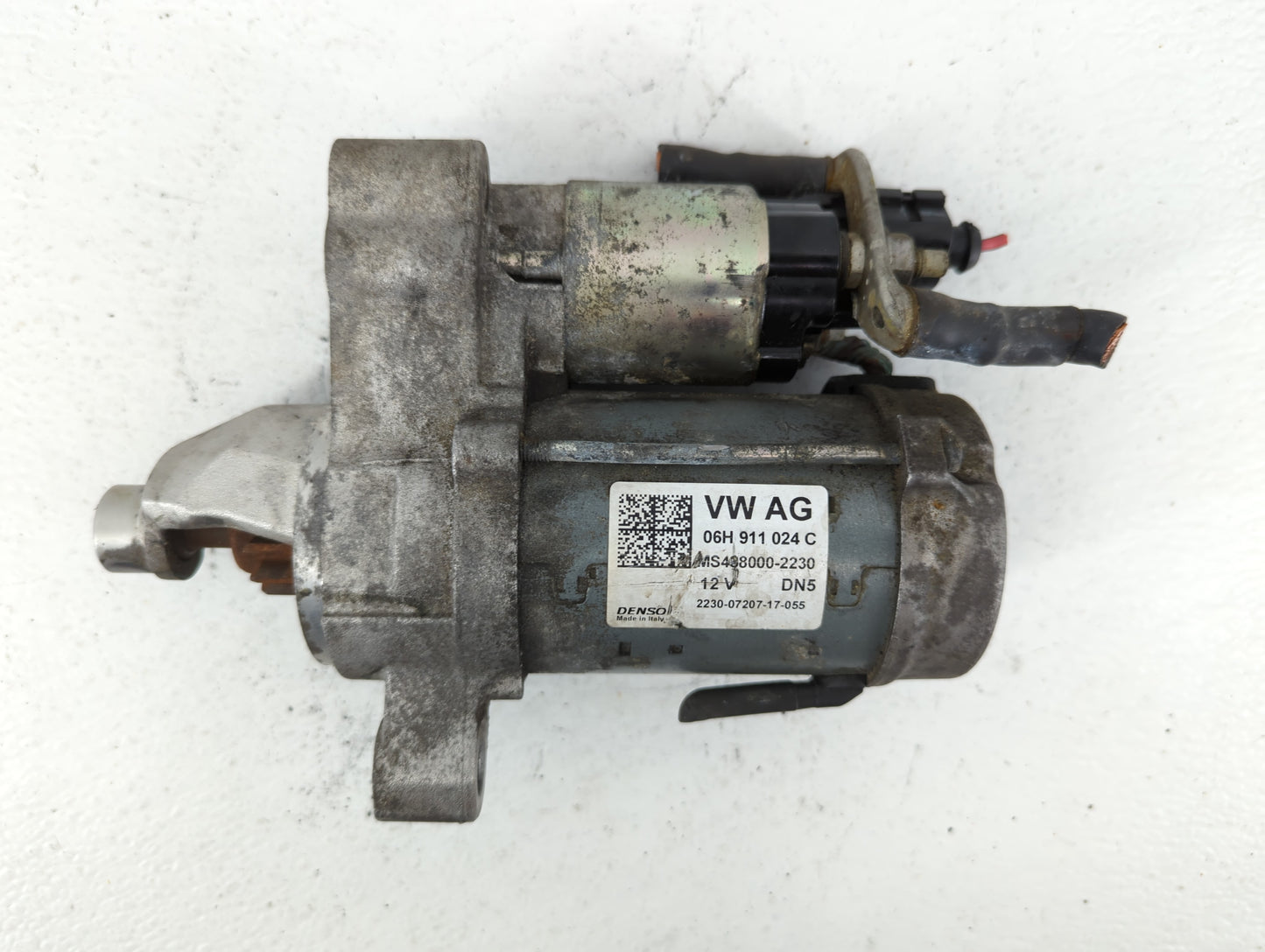 2016-2020 Audi A6 Car Starter Motor Solenoid OEM P/N:06H 911 024 C Fits Fits 2016 2017 2018 2019 2020 OEM Used Auto Parts - 