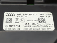 2016-2017 Audi A7 Instrument Cluster Speedometer Gauges P/N:4G8920987T 0263725121 Fits Fits 2016 2017 OEM Used Auto Parts - 