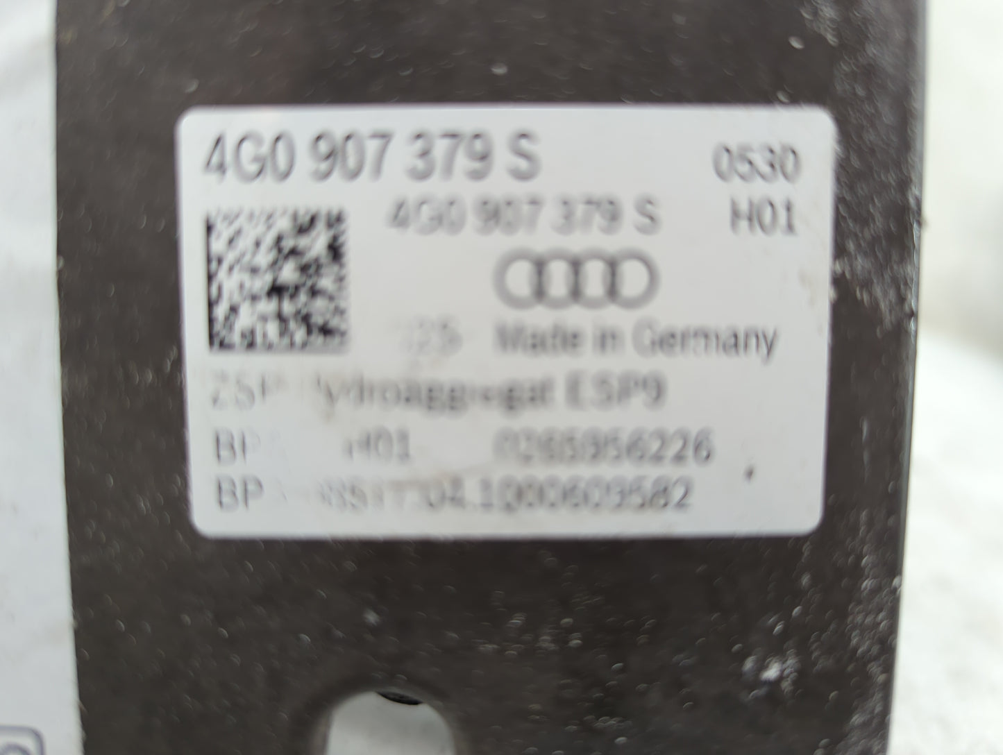 2015-2018 Audi A7 ABS Pump Control Module Replacement P/N:4G0907379S 0265956226 Fits Fits 2015 2016 2017 2018 OEM Used Auto 