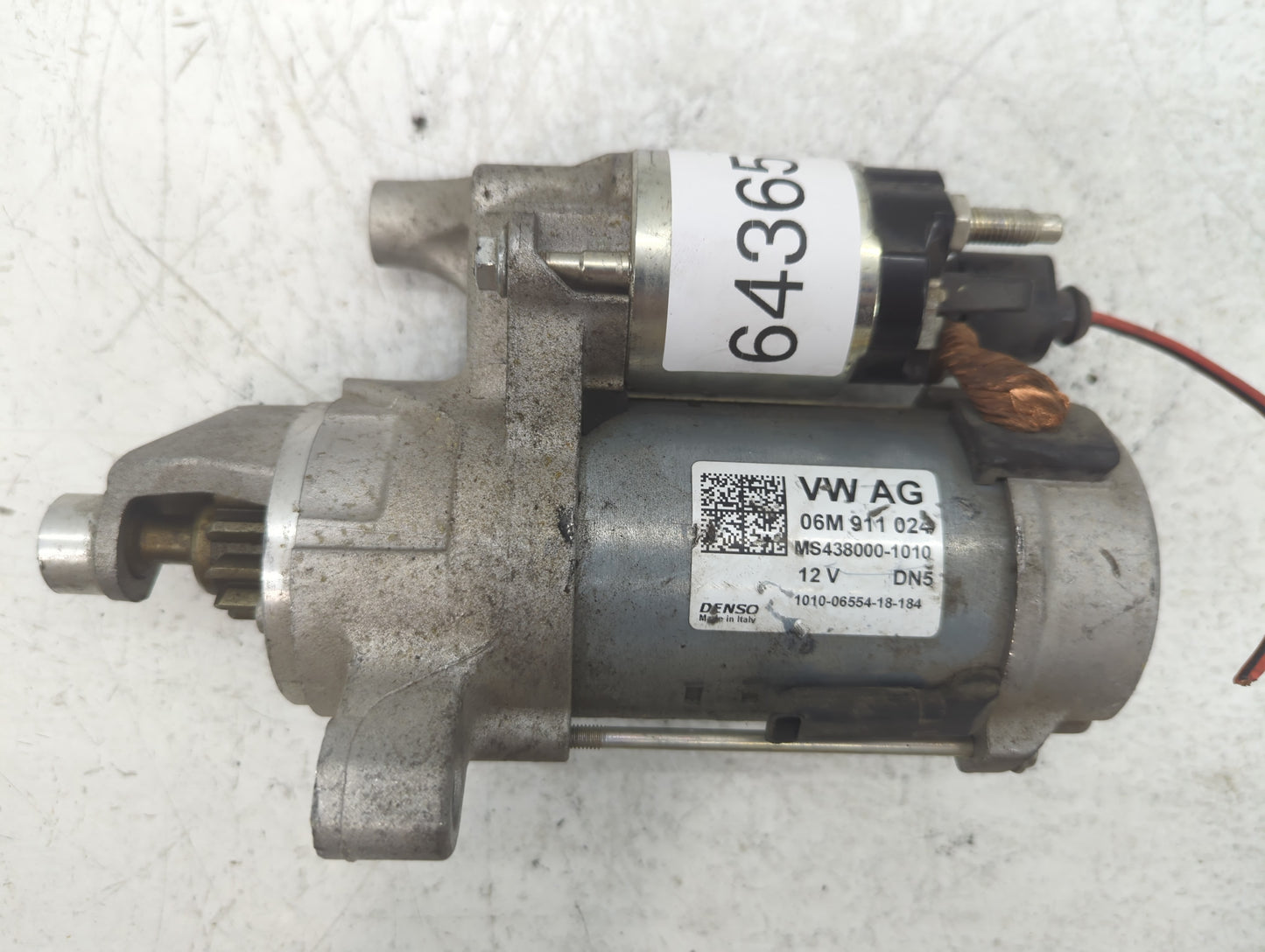 2016-2018 Audi A7 Car Starter Motor Solenoid OEM P/N:06M 911 024 MS438000-1010 Fits Fits 2016 2017 2018 2019 2020 2021 OEM U