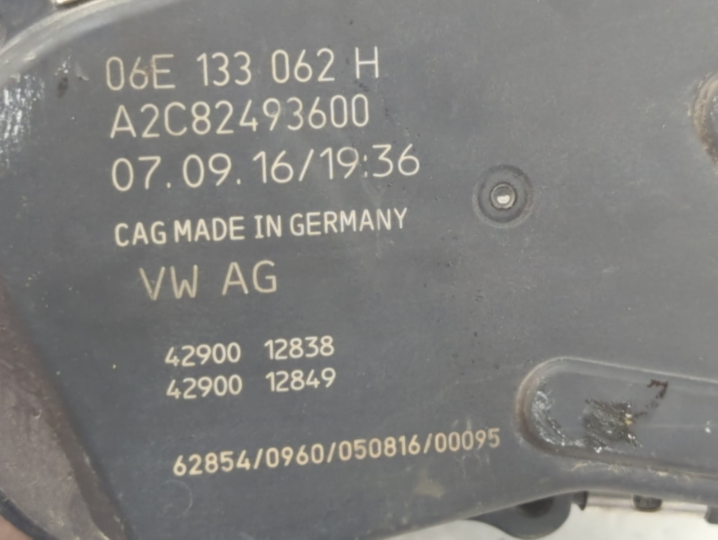 2012-2018 Audi A7 Throttle Body P/N:06E 133 062 H Fits Fits 2008 2009 2010 2011 2012 2013 2014 2015 2016 2017 2018 2019 OEM 