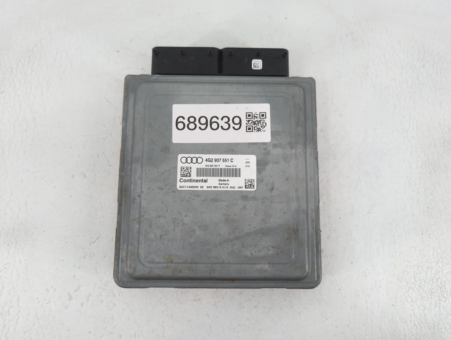 2017-2018 Audi A7 PCM Engine Control Computer ECU ECM PCU OEM P/N:4G2 907 551 C 4G2 907 5512 C Fits Fits 2017 2018 OEM Used 