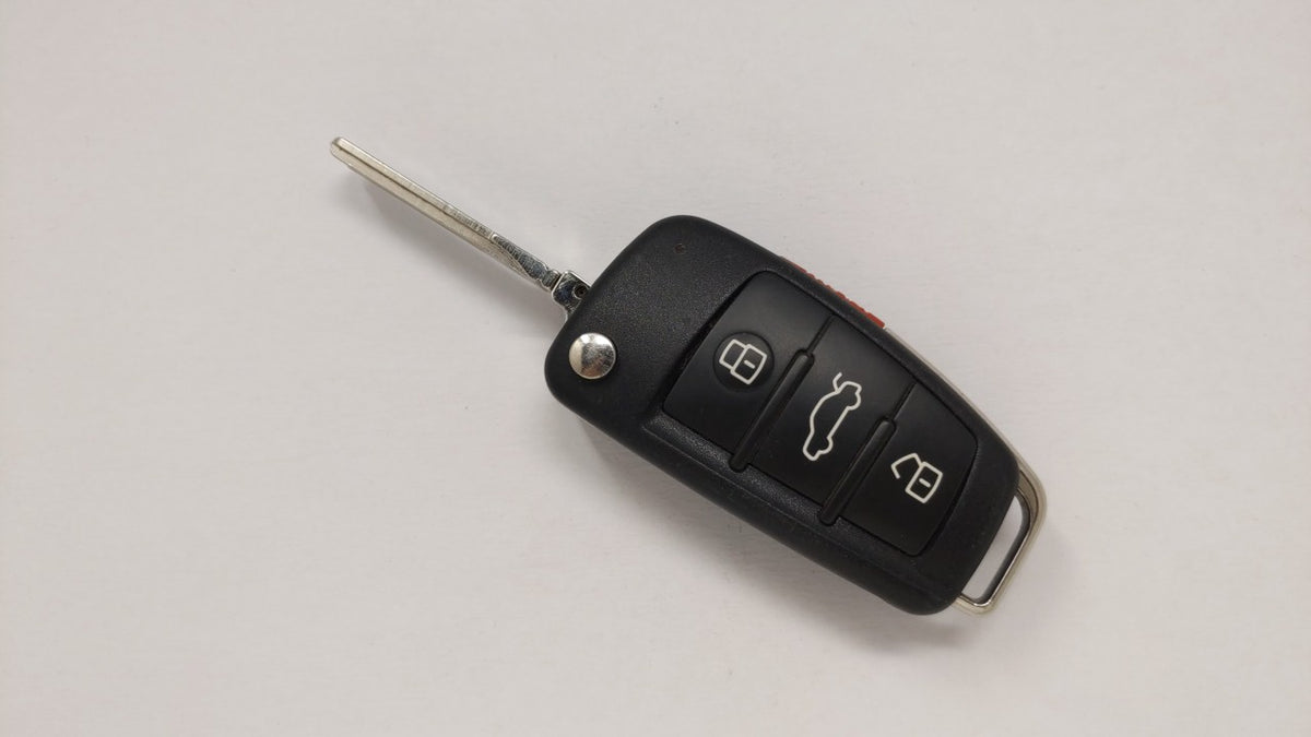 Audi Keyless Entry Remote Fob Nbgfs12p71 8x0 837 220 A 4 Buttons - Oemusedautoparts1.com