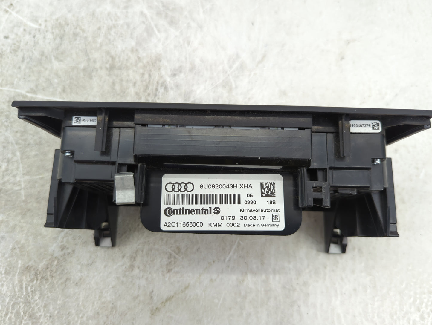 2017-2018 Audi Q3 Climate Control Module Temperature AC/Heater Replacement P/N:8U0820043H A2C11656000 Fits Fits 2017 2018 OE
