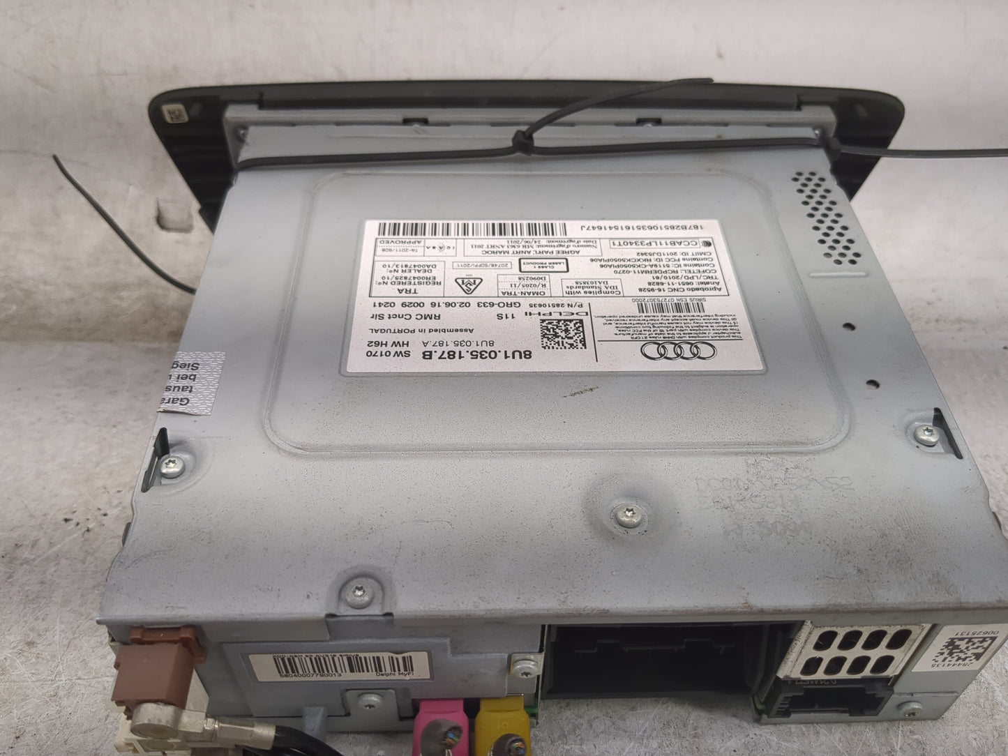 2015-2018 Audi Q3 Radio Control Panel - Oemusedautoparts1.com