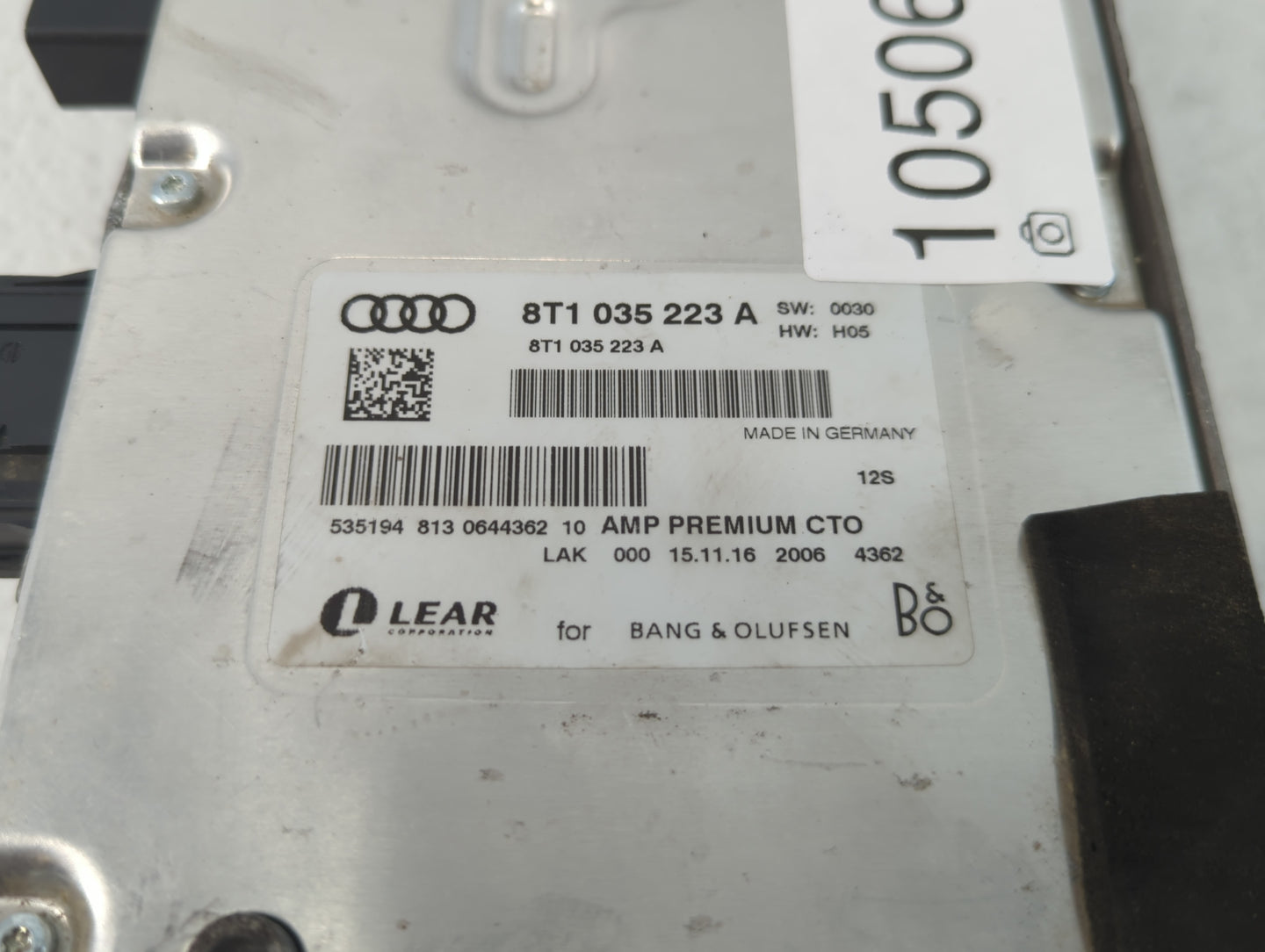 2013-2017 Audi Q5 Radio AM FM Cd Player Receiver Replacement P/N:8T1 035 223 A Fits Fits 2013 2014 2015 2016 2017 OEM Used A