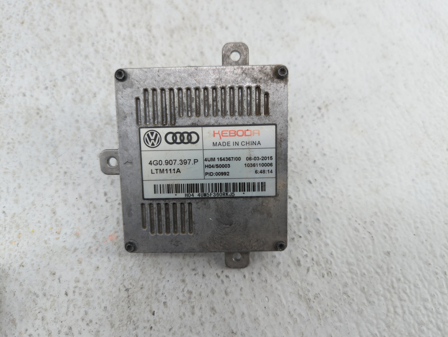 2017 Audi Q5 Headlight Ballast Head Light - Oemusedautoparts1.com