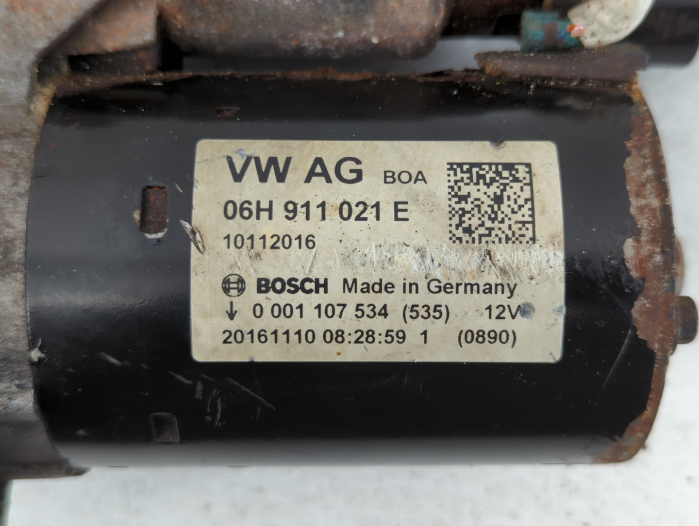 2013-2017 Audi Q5 Car Starter Motor Solenoid OEM P/N:06H 911 021 Fits Fits 2009 2010 2011 2012 2013 2014 2015 2016 2017 OEM 