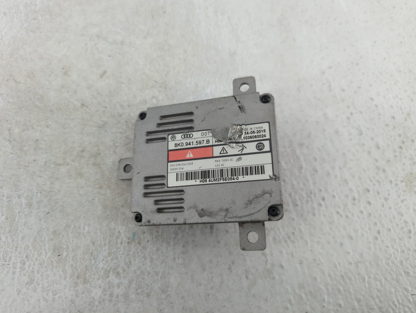2017 Audi Q5 Headlight Ballast Head Light 652224 - Oemusedautoparts1.com