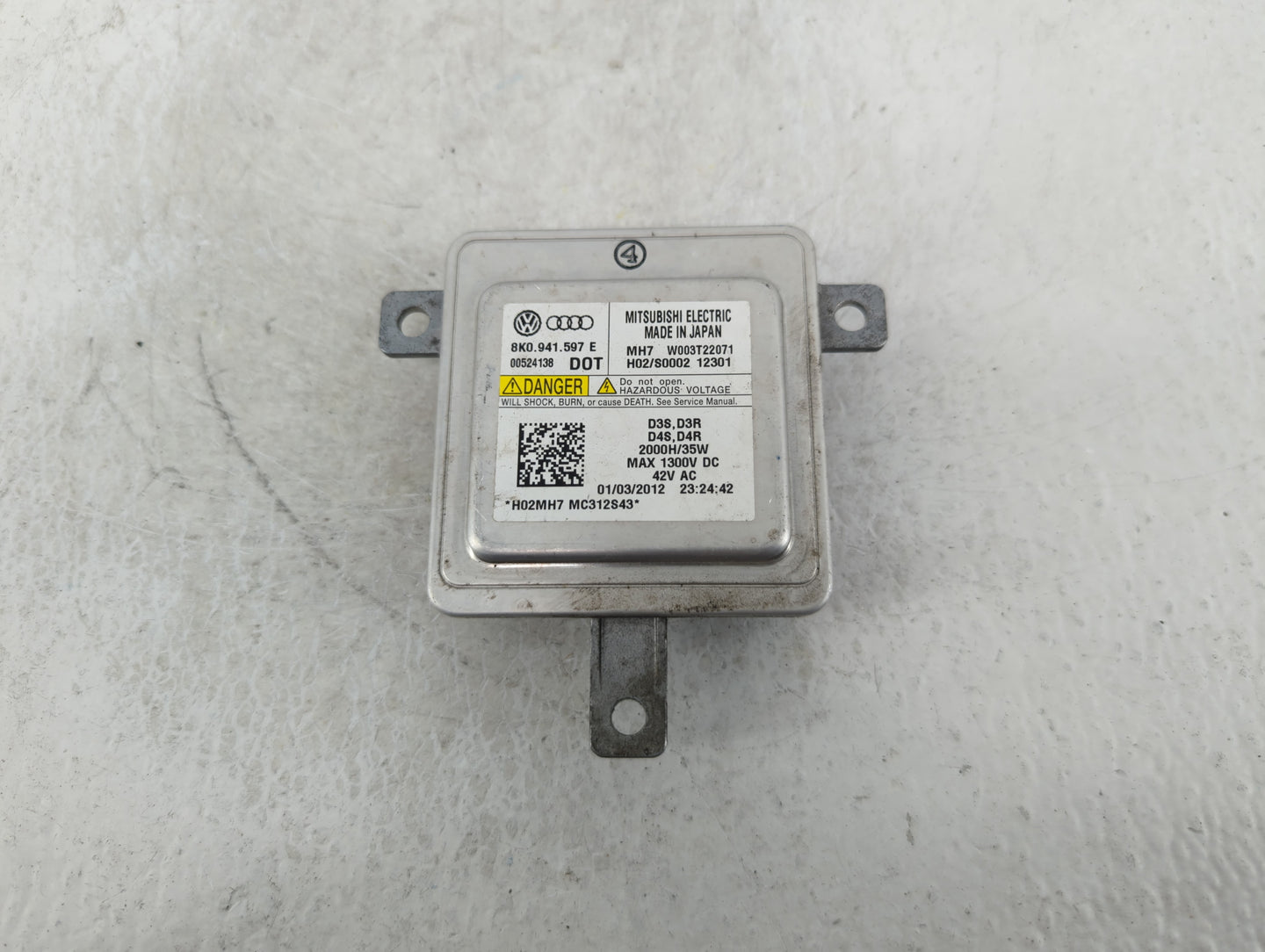 2013-2017 Audi Q5 Headlight Ballast Head Light - Oemusedautoparts1.com