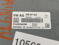 2017-2019 Audi Q7 PCM Engine Control Computer ECU ECM PCU OEM P/N:06E 907 425 Fits Fits 2017 2018 2019 OEM Used Auto Parts -