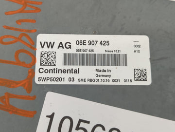 2017-2019 Audi Q7 PCM Engine Control Computer ECU ECM PCU OEM P/N:06E 907 425 Fits Fits 2017 2018 2019 OEM Used Auto Parts