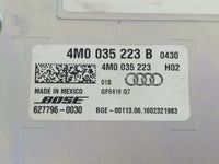 2017-2019 Audi Q7 Radio AM FM Cd Player Receiver Replacement P/N:4M0 035 223 Fits Fits 2017 2018 2019 OEM Used Auto Parts - 