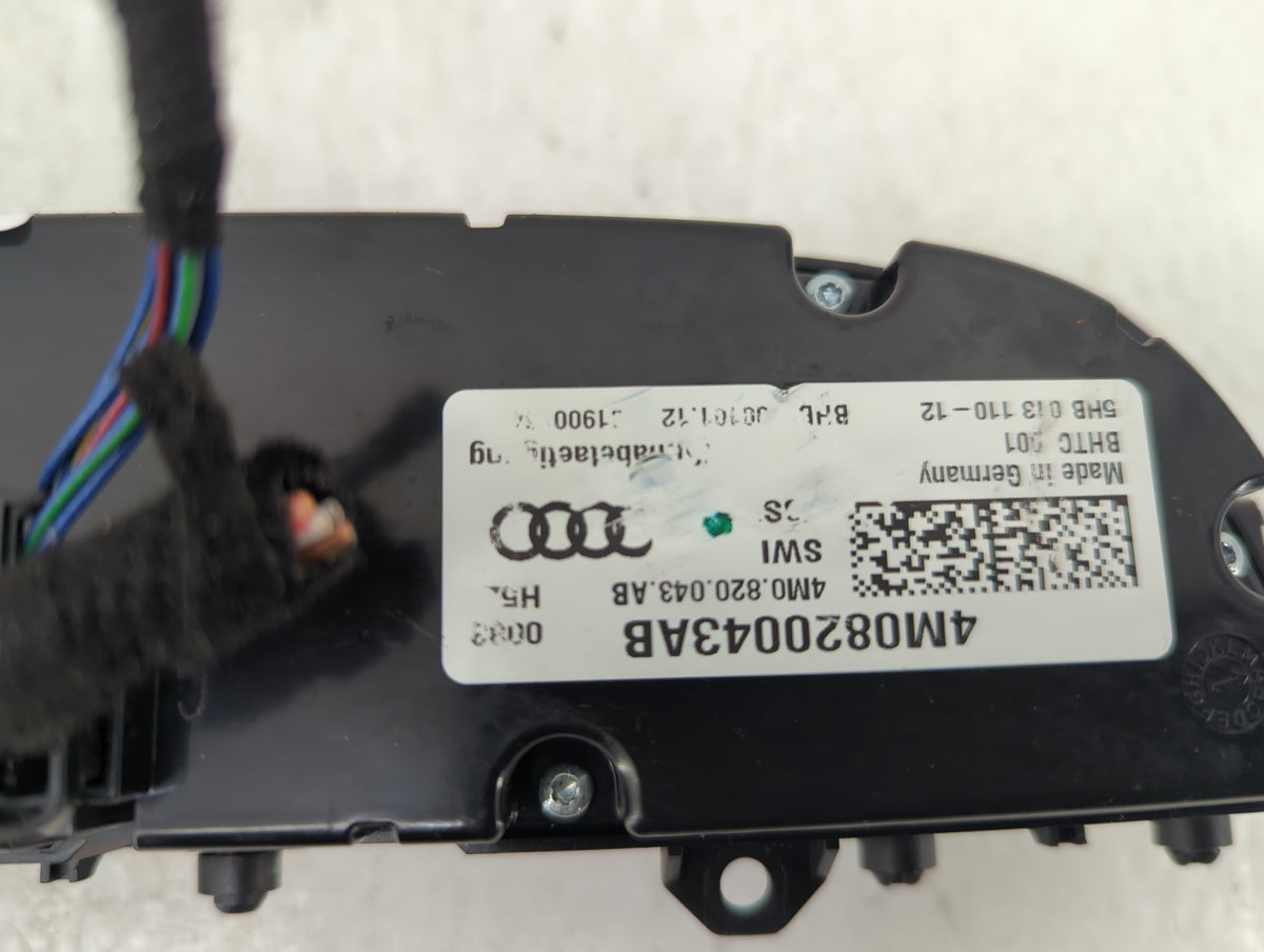 2017-2019 Audi Q7 Climate Control Module Temperature AC/Heater Replacement P/N:4M0820043AB 5HB 013 110-12 Fits Fits 2017 201