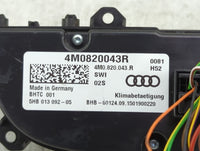 2017 Audi Q7 Climate Control Module Temperature AC/Heater Replacement P/N:4M0820043R 5HB013092-05 Fits OEM Used Auto Parts -