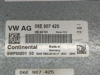 2017-2019 Audi Q7 PCM Engine Control Computer ECU ECM PCU OEM P/N:06E907425 5WP50201 Fits Fits 2017 2018 2019 OEM Used Auto 