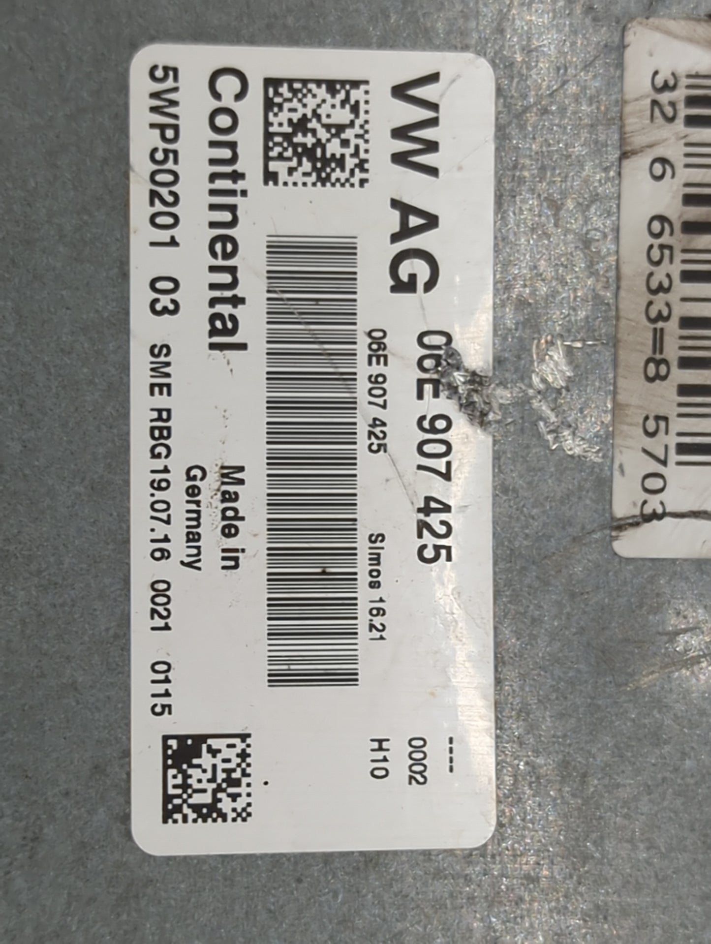 2017-2019 Audi Q7 PCM Engine Control Computer ECU ECM PCU OEM P/N:06E907425 5WP50201, 06E907551A Fits Fits 2017 2018 2019 OE