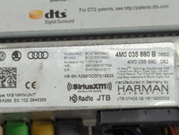 2017 Audi Q7 Radio AM FM Cd Player Receiver Replacement P/N:4M0035880C 4M0035880C0443 Fits OEM Used Auto Parts - Oemusedauto