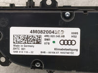 2017-2019 Audi Q7 Climate Control Module Temperature AC/Heater Replacement P/N:4M0820043AB Fits Fits 2017 2018 2019 OEM Used